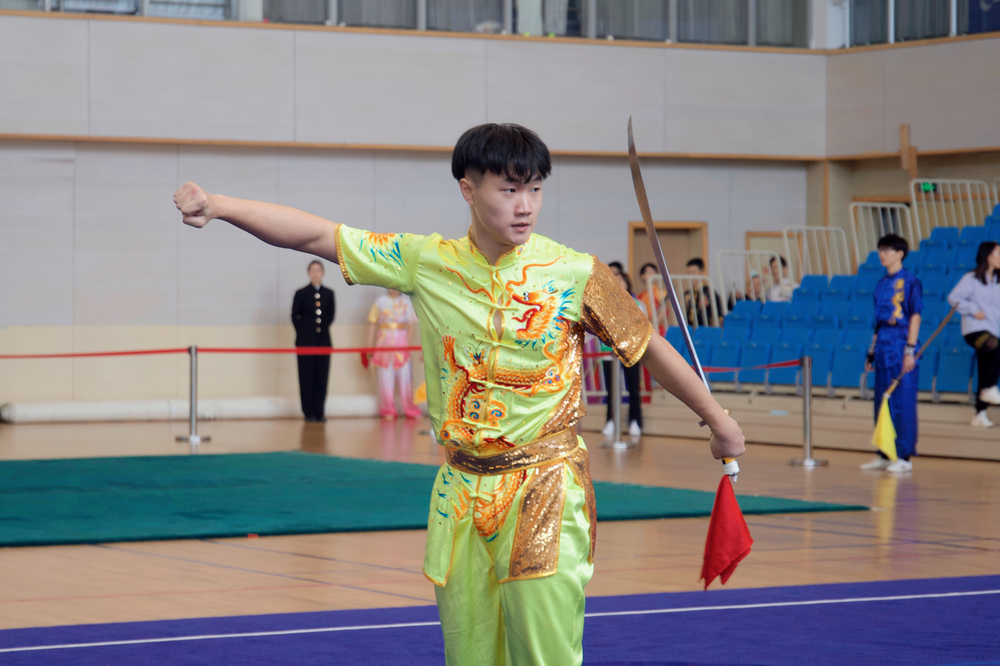 刀術項目比賽中（郭首希）