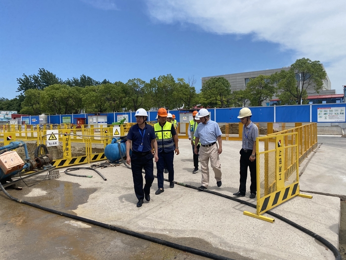 查看航運科技創新大樓項目工地現場