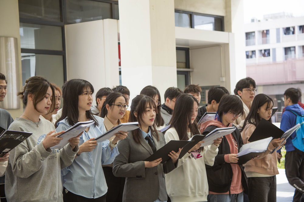 校合唱團演出現場