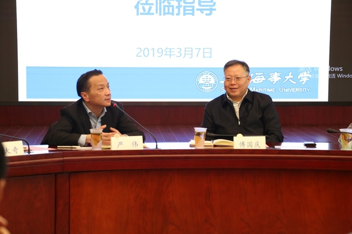 市科委副主任傅國慶一行來校調研指導工作